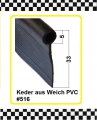 3m PVC Kotflügelkeder schwarz € 9,60/m