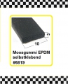 5m Moosgummiprofil selbstklebend € 2,15/m