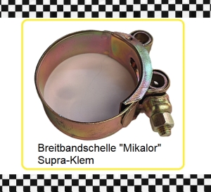 Breitbandschelle-Mikalor-Supra-Klem-24-mm-breit-80-85-mm-Spannbereich-Auslaufartikel