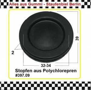 Membranstopfen-aus-Polychloropren