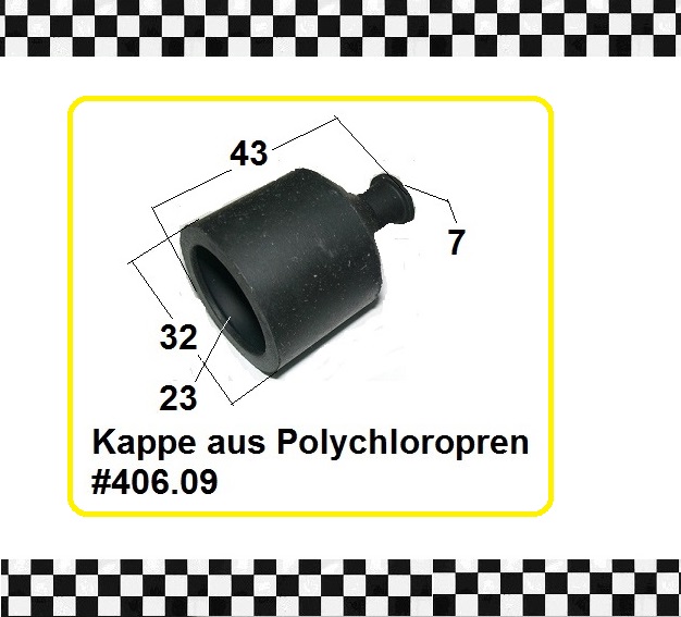 Bild 1 von Gummischutzkappe aus Polychloropren  ca. 32 x 43 mm