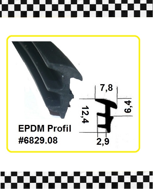 1m Gummistreifen EPDM selbstklebend 50x2mm - staufenbiel-berlin