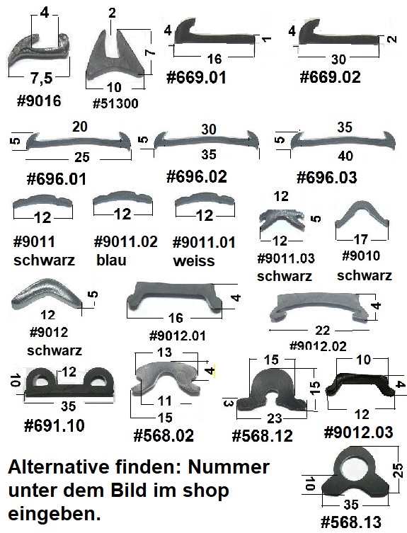 Dichtung/Butylprofil A53159 für Tür- und Torrahmen - pro Meter verkauft -  CF13494 