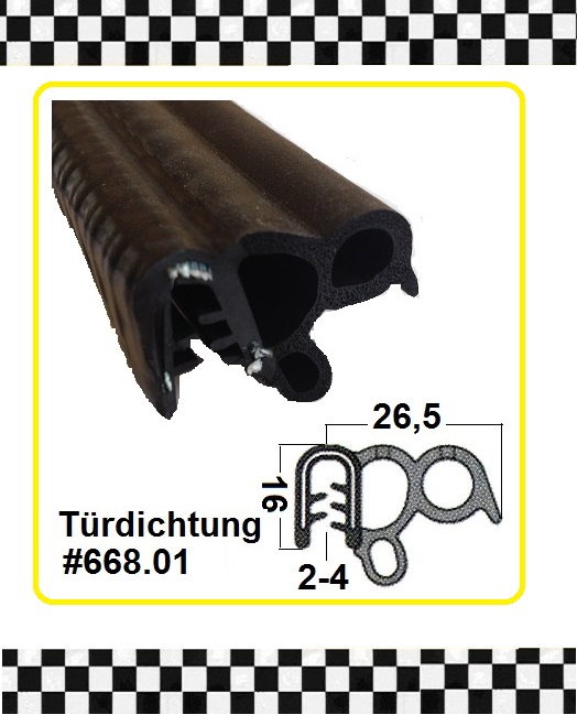 1m Autotürdichtung Türdichtung Kofferraumdichtung Autotüre T-70 Dichtung KFZ