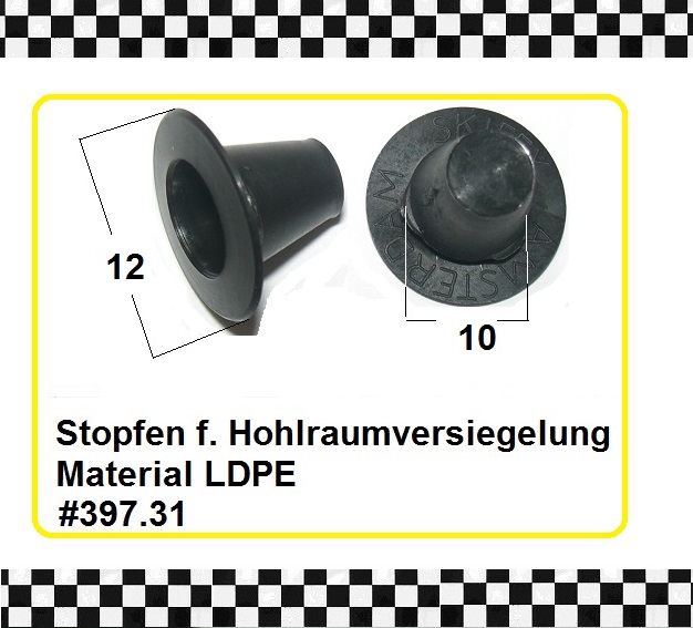 10x Stopfen für 4mm Verschlussstopfen Gummistopfen Stöpsel 3985 aus Berlin 