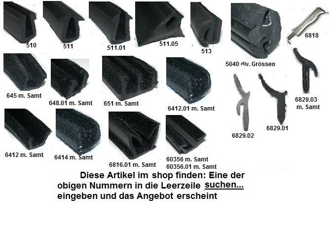 Bild 1 von *MUSTER* Füllerprofil Gr. 3 weiß für Glasklemmprofil, ca. 20cm lang