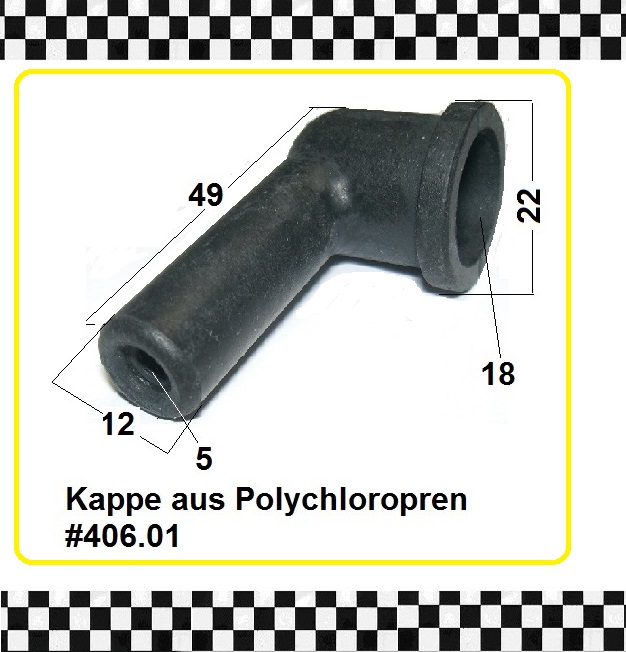 1x Gummikappe Staubschutzkappe Kappe aus Gummi 406.17 aus Berlin 