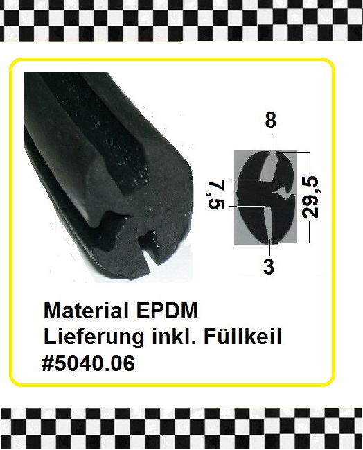 Fensterdichtung EPDM Fenster Dichtung Schwarz Gummidichtung 5m in Berlin -  Schöneberg auf Kleinanzeigen.com