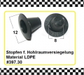 Bild 1 von 10x Stopfen aus PVC  für Bohrung 8mm