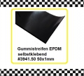 5m Gummistreifen EPDM selbstklebend 50x1mm € 3,25/m