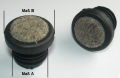 Stuhlkappe mit Filz für Rohr 18 mm innen