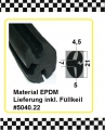 Bild 1 von 3m Scheibenklemmprofil inkl. Füller € 12,10/m