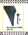 3m Moosgummikeder schwarz € 6,95/m