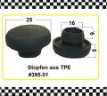 3x Stopfen aus Gummi