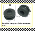 4x Kabeldurchführung