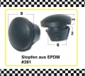 4x Stopfen aus Gummi