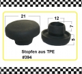 3x Stopfen aus Gummi