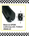 5m Scheibenklemmprofil inkl. Füller € 9,60/m