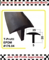Bild 1 von 3m Gummi T-Profil Antirutsch für Treppenstufen € 15,75/m