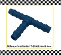 Schlauchverbinder T-Stück  weiss 8mm