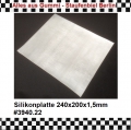 1x Silikonplatte  -70-+200°C 240x200x1,5mm