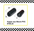 8x Kappe Weich PVC innen 5mm *A