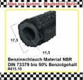 1m Benzinschlauch innen 11,5x17mm mm