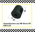 1x Gummibuchse Hohlfeder
