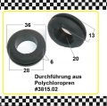 1x Kabeldurchführung  *A