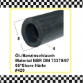 1m Benzinschlauch ohne Gewebe innen 4x8mm