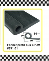 Bild 1 von 15cm Muster Gummi Fahnenprofil Gummikeder € 8,55/m