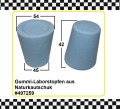 Gummi-Laborstopfen aus Naturkautschuk