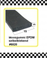 5m Moosgummiprofil € 2,60/m