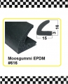 Bild 1 von 15cm Muster Moosgummiprofil € 7,05/m