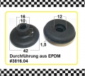 1x Kabeldurchführung
