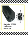 Glasklemmprofil, Klemmbereich 5/2 mm