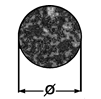 Moosgummi-Rundschnur 25 mm Ø, EPDM