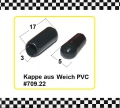 10x Kappe Weich PVC innen 3mm *A