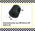 1x Gummibuchse Hohlfeder