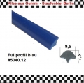 1m Füllkeil blau für Scheibenklemmprofil H-Profil