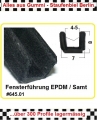 Fensterführung mit Samteinlage