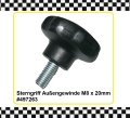 Sterngriff Außengewinde  M8 x 20mm