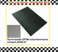 2x Gummiplatte EPDM rutschhemmend 240x200x0,5mm