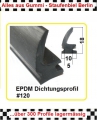Türdichtung/Fassungsprofil EPDM