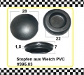 3x Stopfen Weich PVC *A