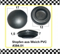 4x Stopfen Weich PVC