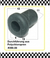 3x Knickschutztülle für Kabel aus Gummi