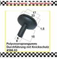 2x Knickschutztülle für Kabel aus Gummi