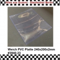 1m Weich PVC glasklar 300mm breit