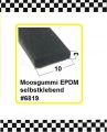 10m Moosgummiprofil selbstklebend € 2,00/m